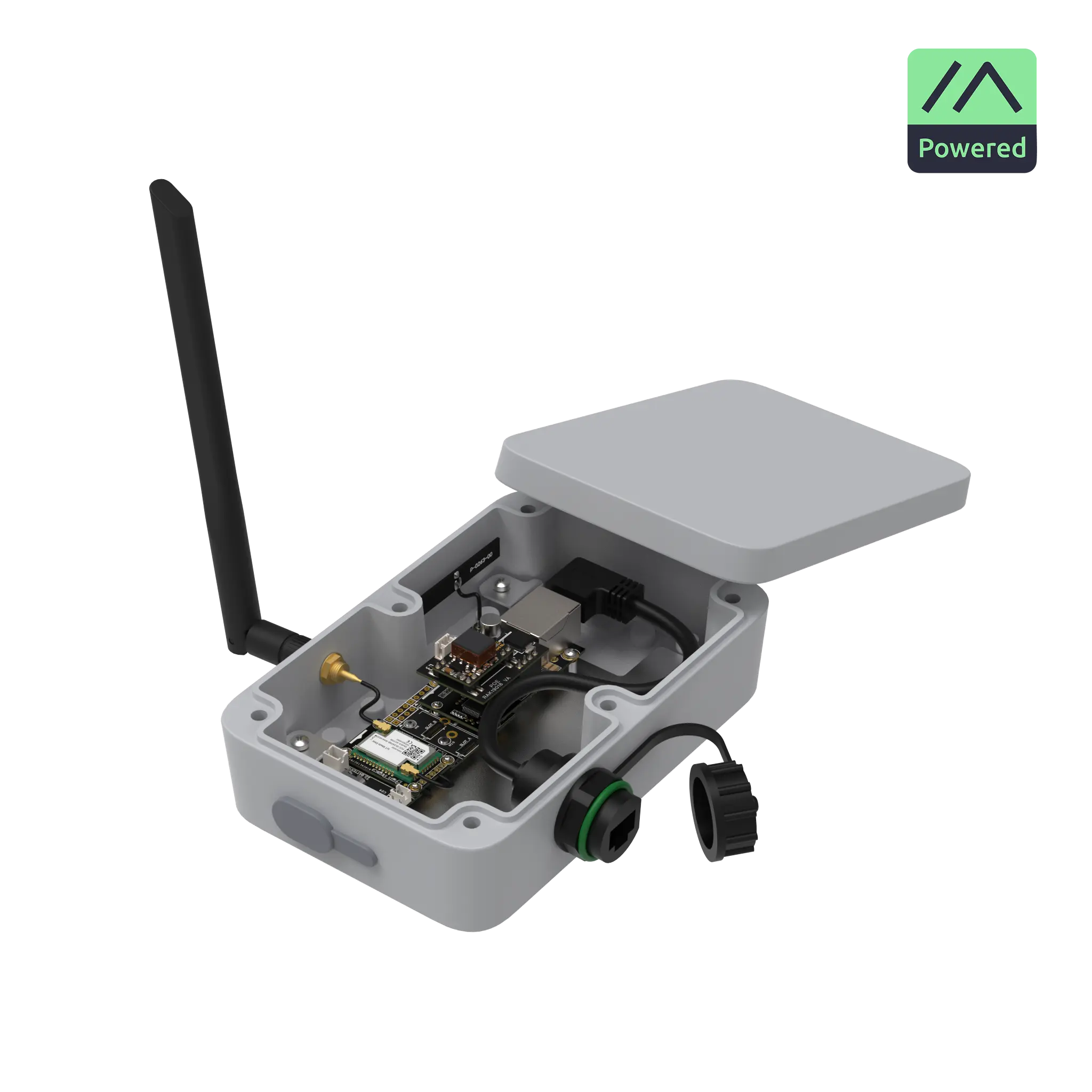 The PoE powered Rak WisMesh Ethernet MQTT Gateway
